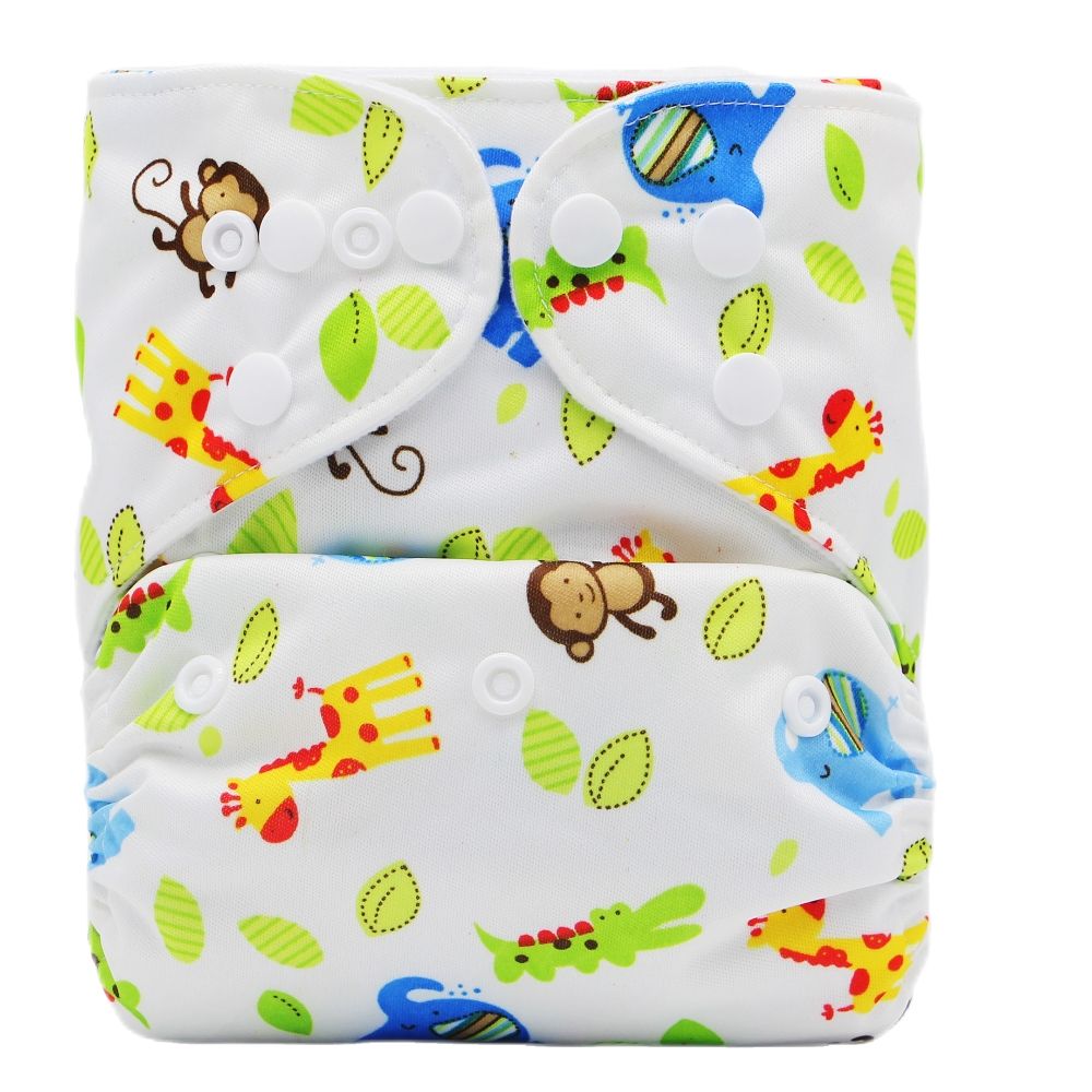 

Cartoon Baby Washable Adjustable Cloth Diaper Waterproof Breathable Eco-friendly Diaper