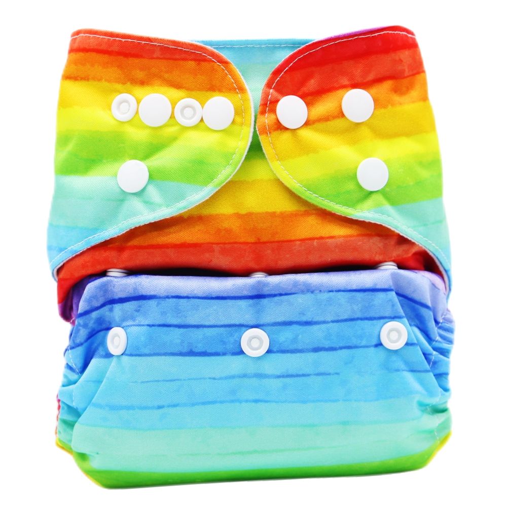 Multicolor Print Asenappy Cloth Diaper For Baby