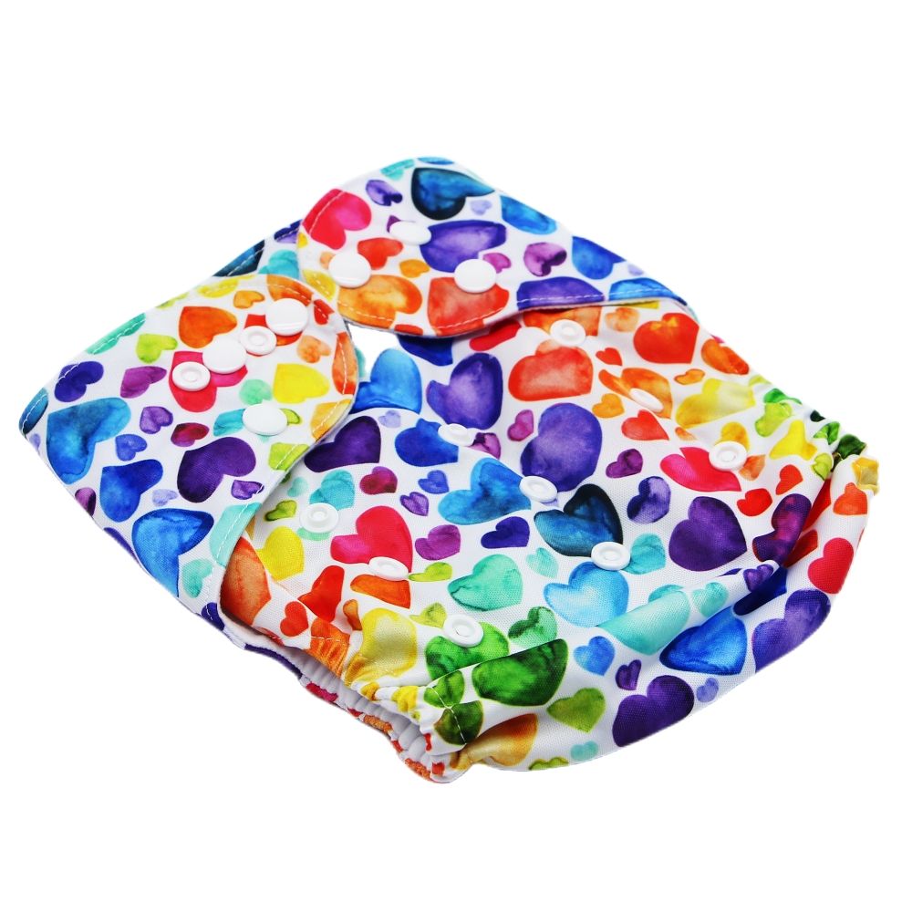 Multicolor Print Asenappy Cloth Diaper For Baby