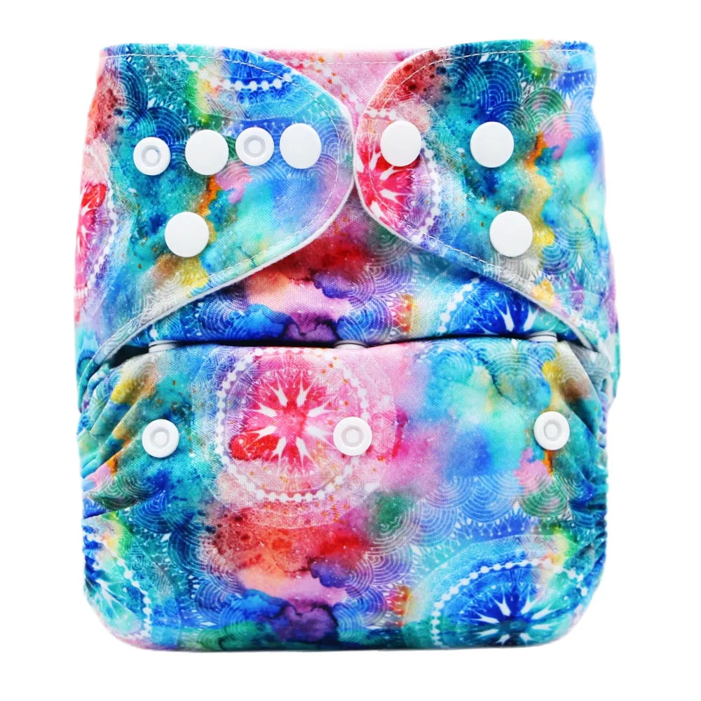 Multicolor Print Asenappy Cloth Diaper for Baby Color-A big image 1