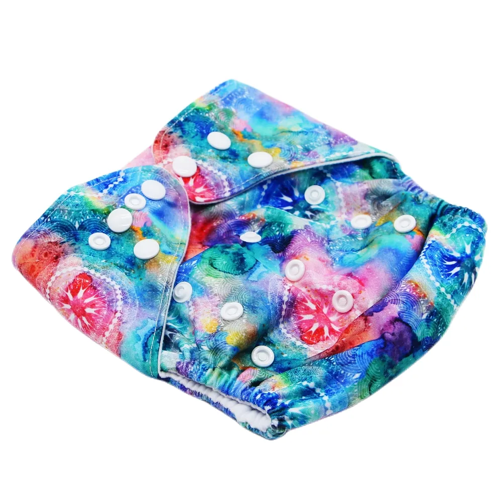 Multicolor Print Asenappy Cloth Diaper for Baby Color-A image 3