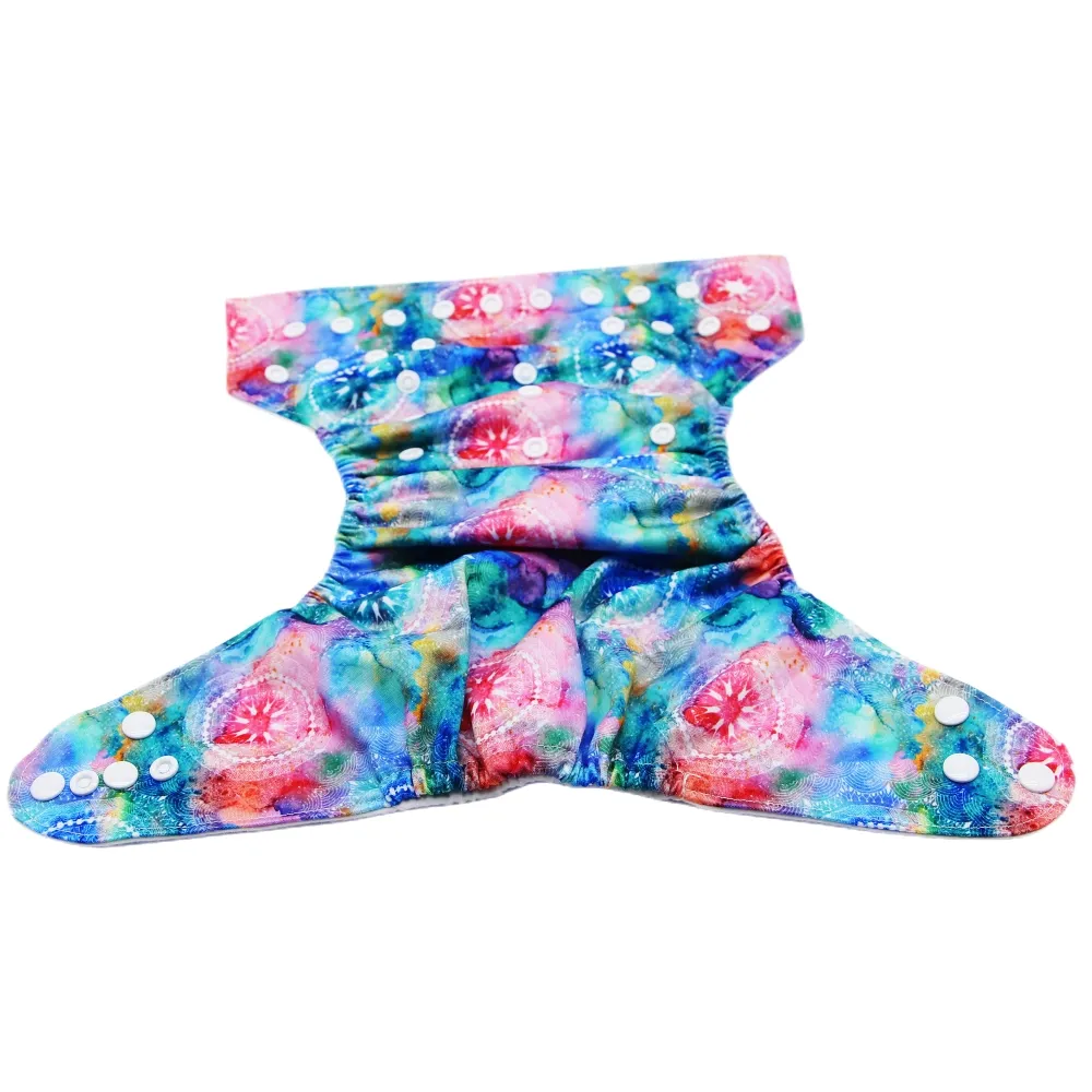 Multicolor Print Asenappy Cloth Diaper for Baby Color-A image 4
