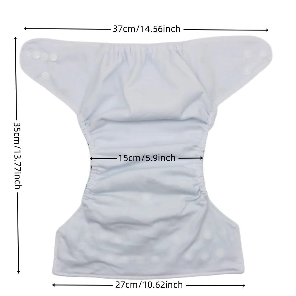 Multicolor Print Asenappy Cloth Diaper for Baby Color-A image 5