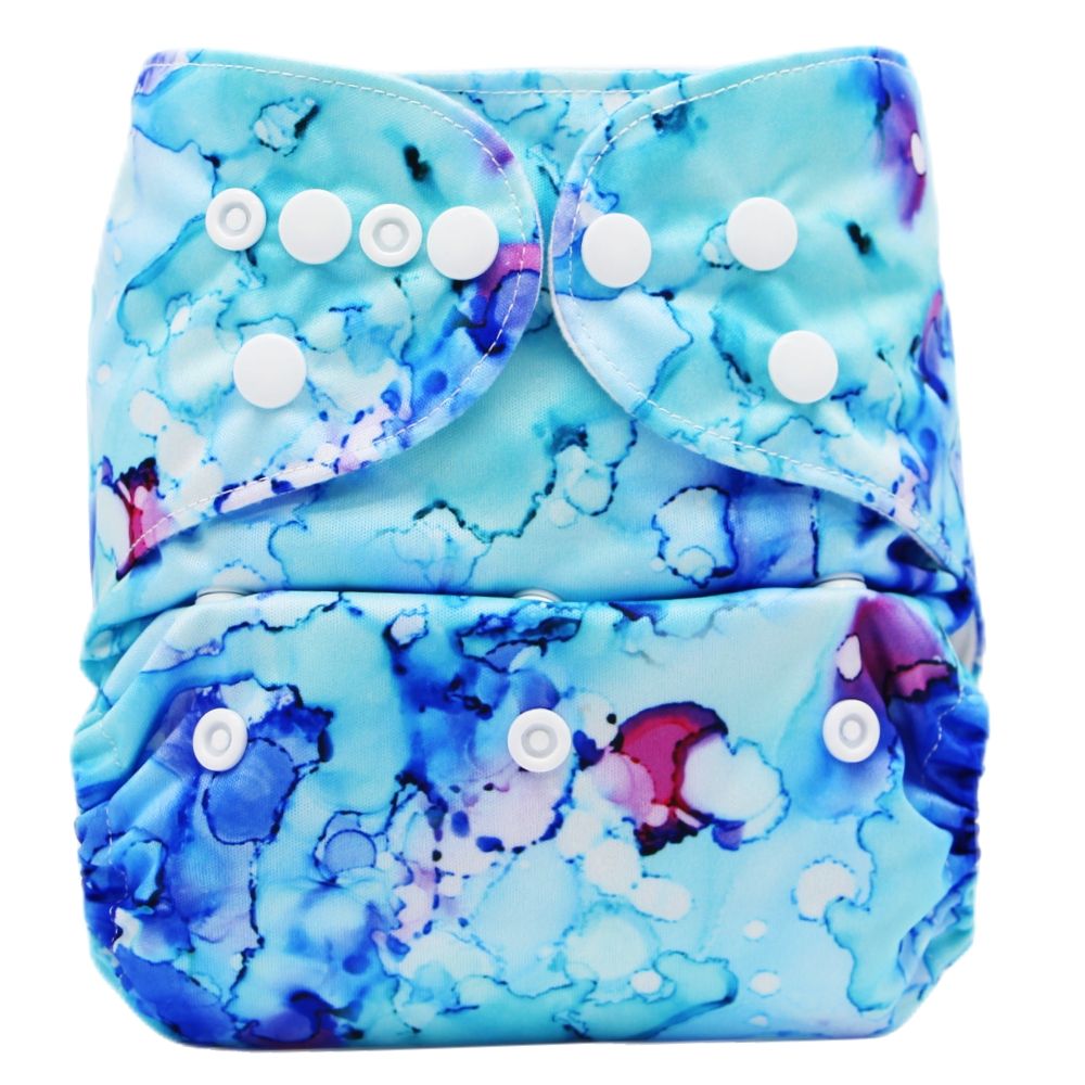 Multicolor Print Asenappy Cloth Diaper For Baby