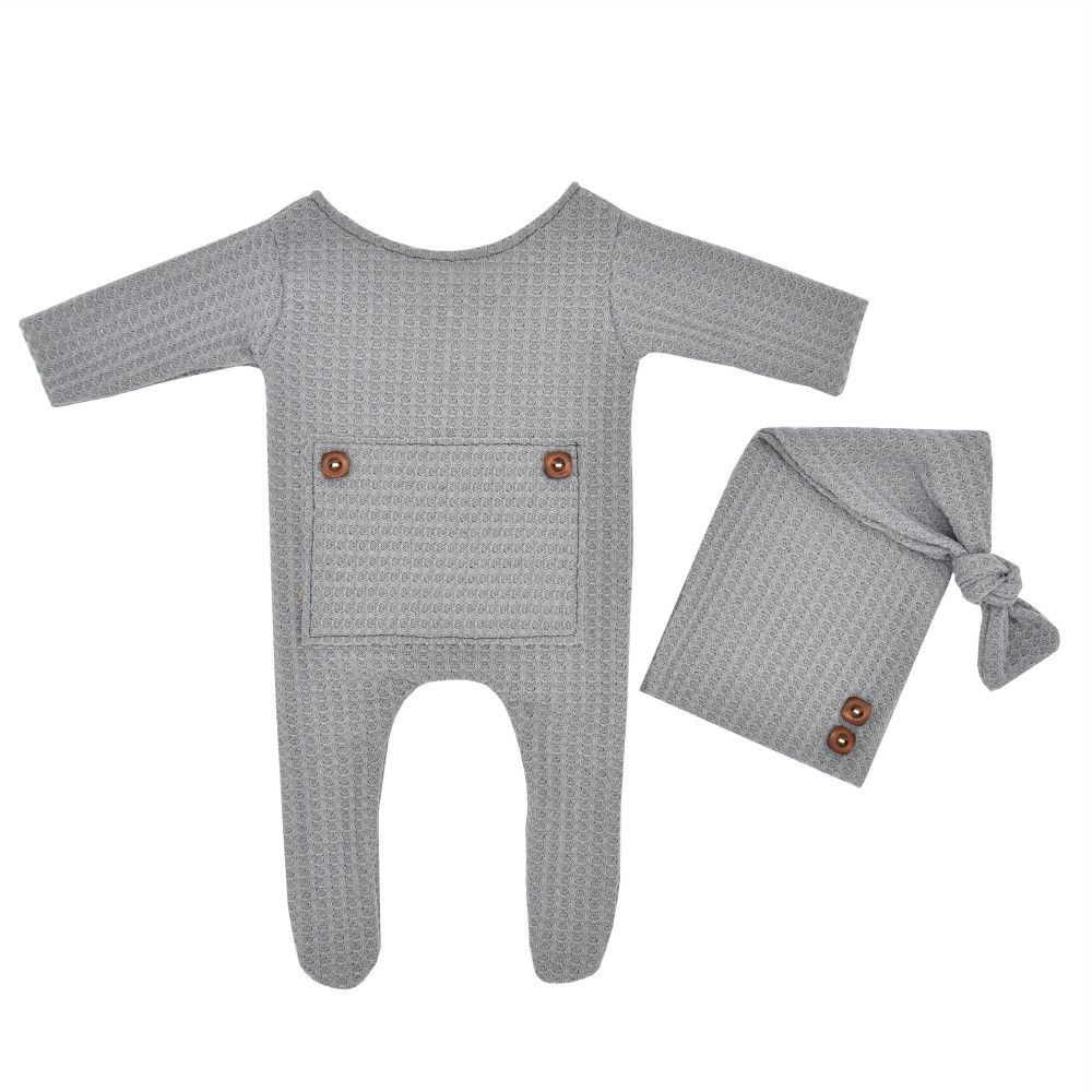 2PCS Baby Knitting Newborn Photography Props Crochet Baby Hats