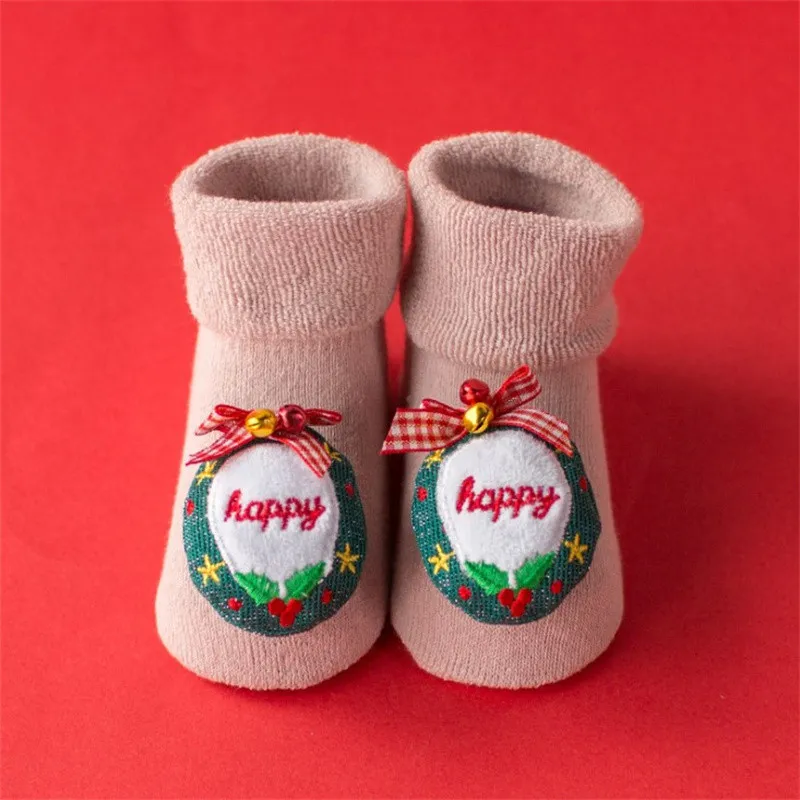 Baby / Toddler Christmas Cartoon Three-dimensional Socks  big image 1