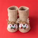 Baby / Toddler Christmas Cartoon Three-dimensional Socks Brown