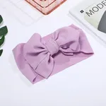 Baby/Kleinkind reizendes Bogendesign-Stoffstirnband helles lila