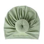Baby / Toddler Sweet Solid Knot Newborn Hat Pale Green