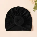Baby / Toddler Sweet Solid Knot Newborn Hat Black