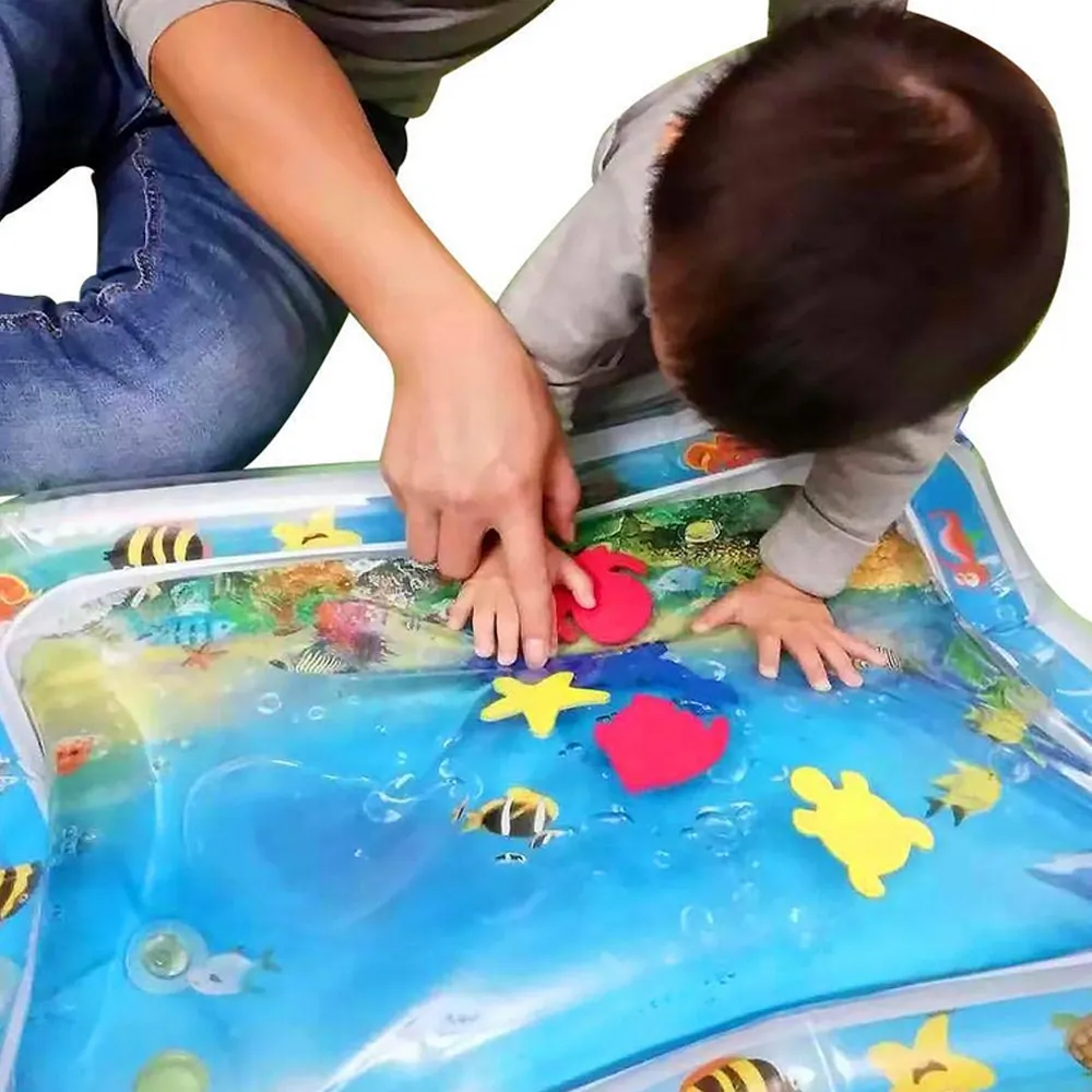 Shark Print Baby Inflatable Water Cushion Play Water pad  image 3