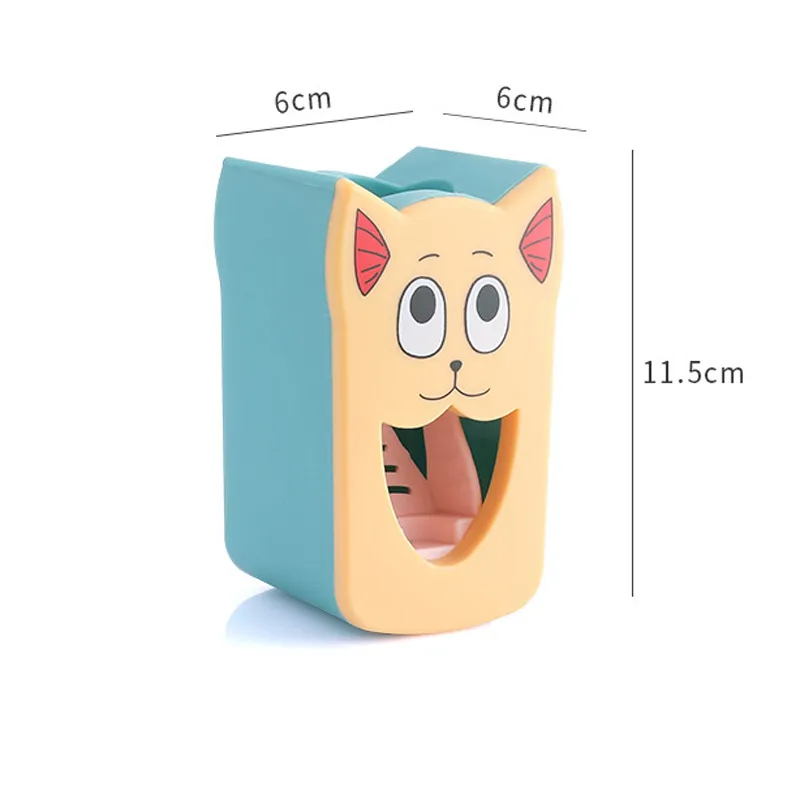 

Automatic Toothpaste Squeezer Dispenser Kids Cartoon Wall Mount Toothpaste Dispenser Bathroom Accessories