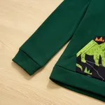 2-piece Kid Boy Animal Dinosaur Print Hoodie Sweatshirt and Pants Casual Set  image 6