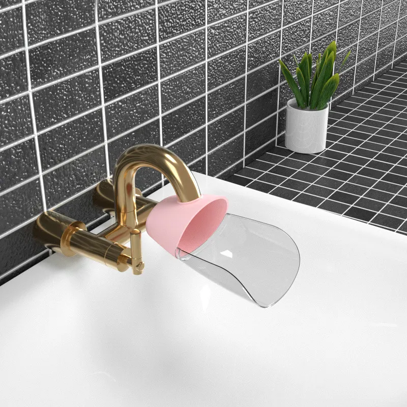 Bathroom Kitchen Accessories Faucet Extender Toddler Hand-washing Device  big image 1