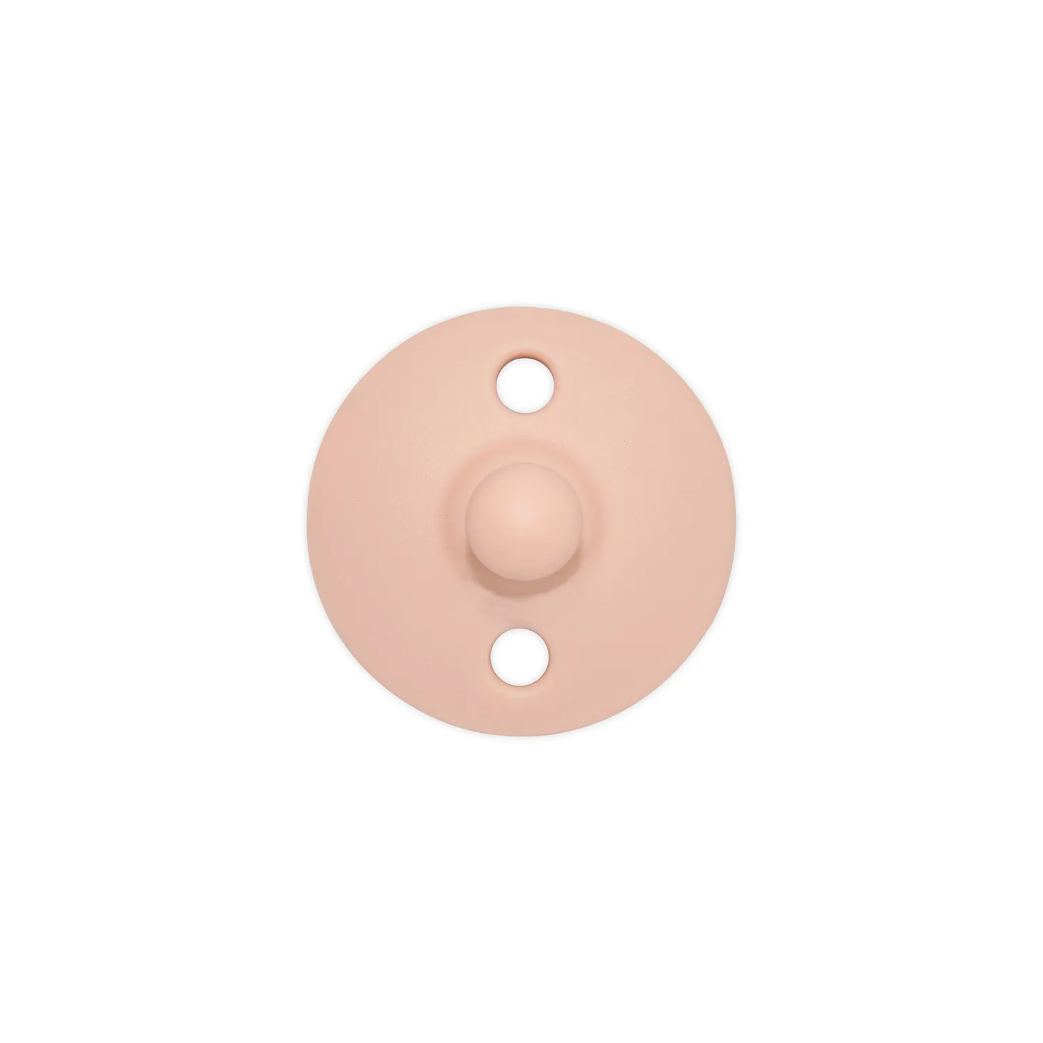 Soothie Pacifier Food Grade Silicone Newborn Baby Pacifier for 0-12 Months Light Pink image 4