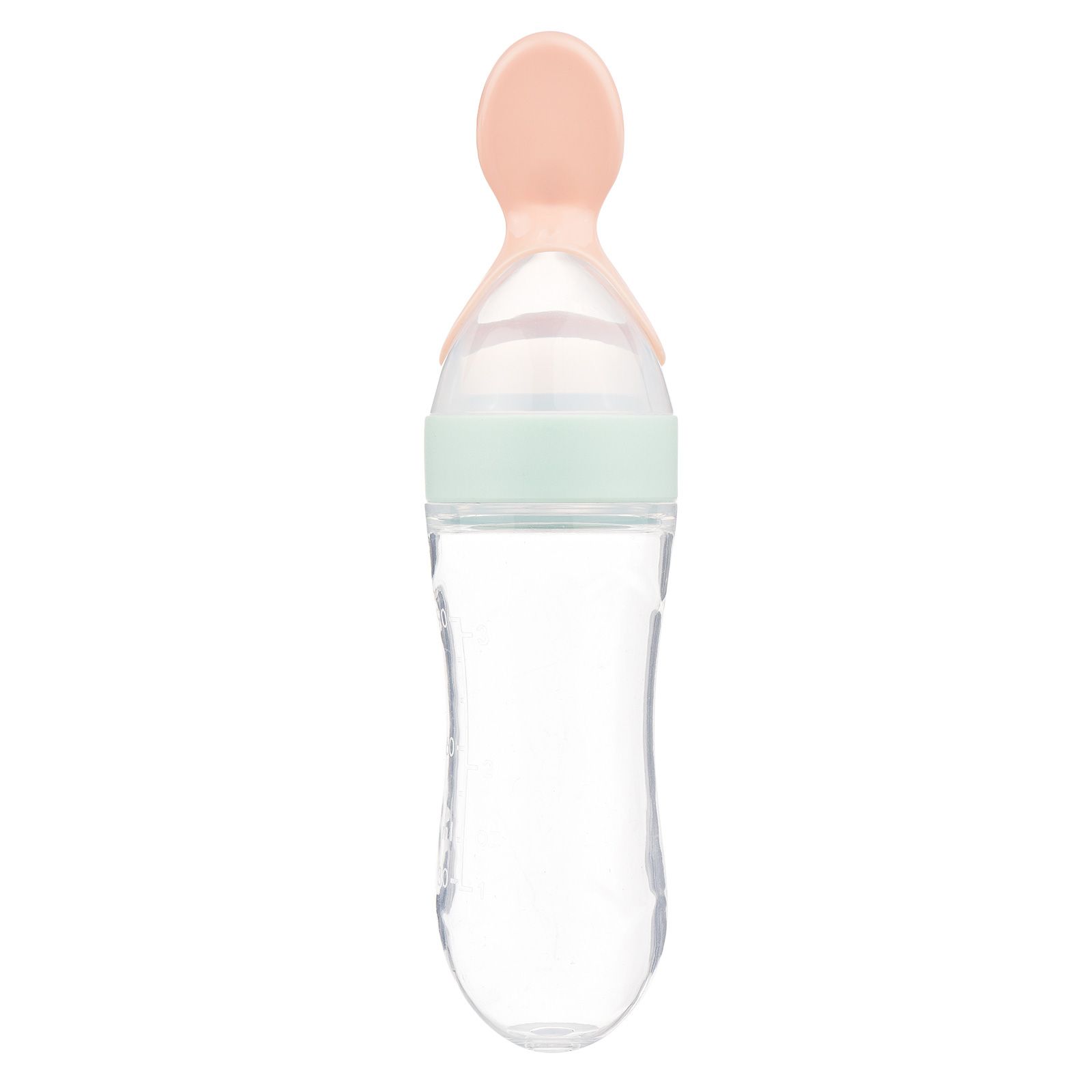 Silicone Baby Food Dispensing Spoon, 90ml / 3oz Infant Food Squeeze Feeder