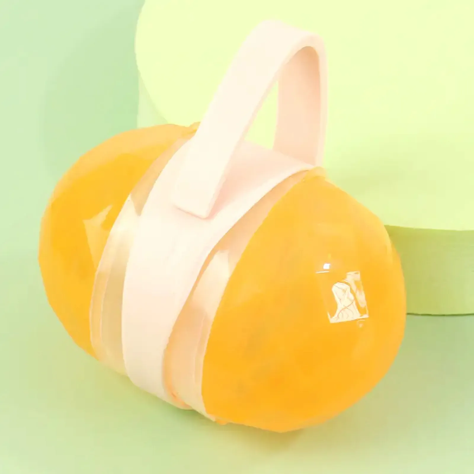 Portable Baby Pacifier and Snack Storage Container with 2 Boxes and a Hook Ginger