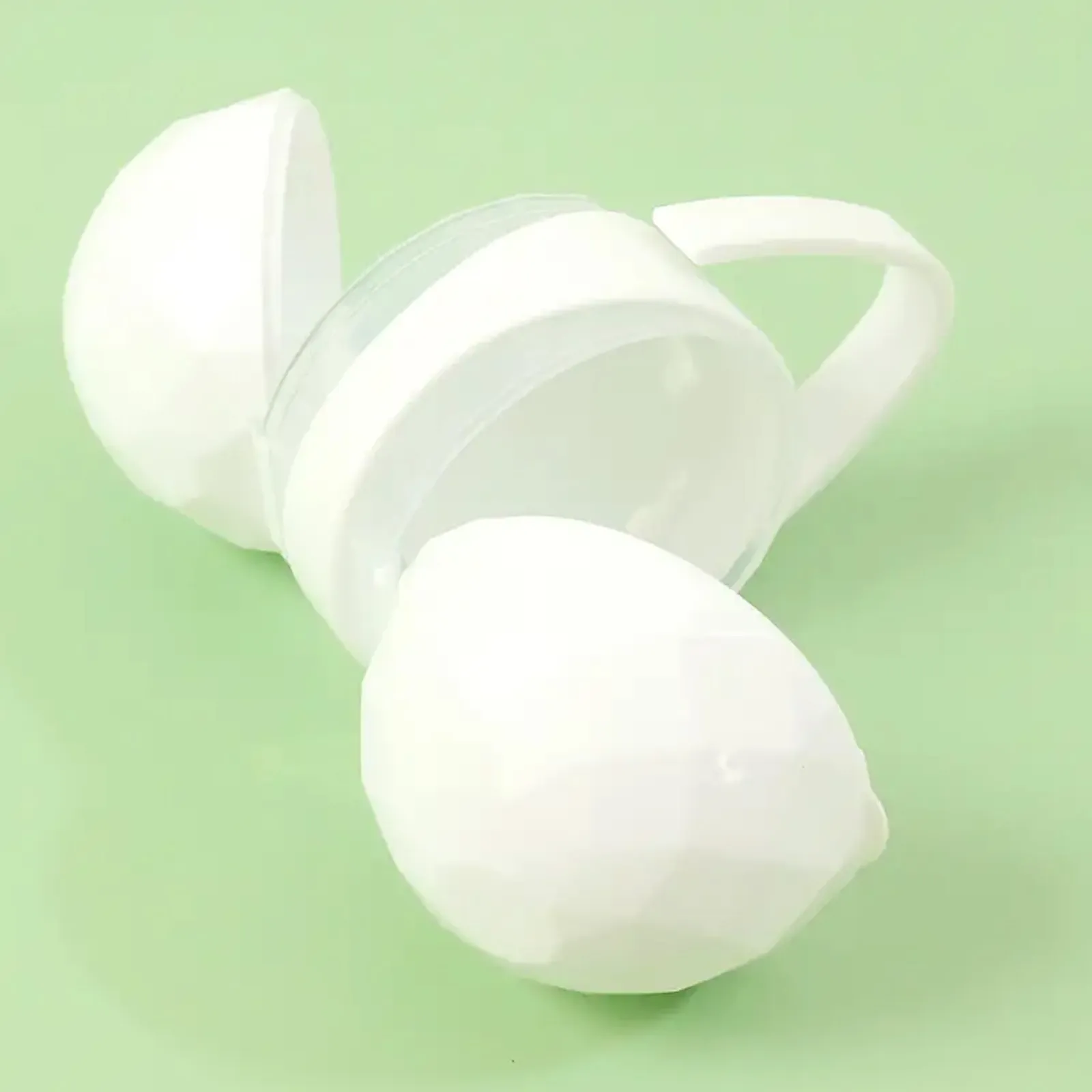 Portable Baby Pacifier and Snack Storage Container with 2 Boxes and a Hook White image 2