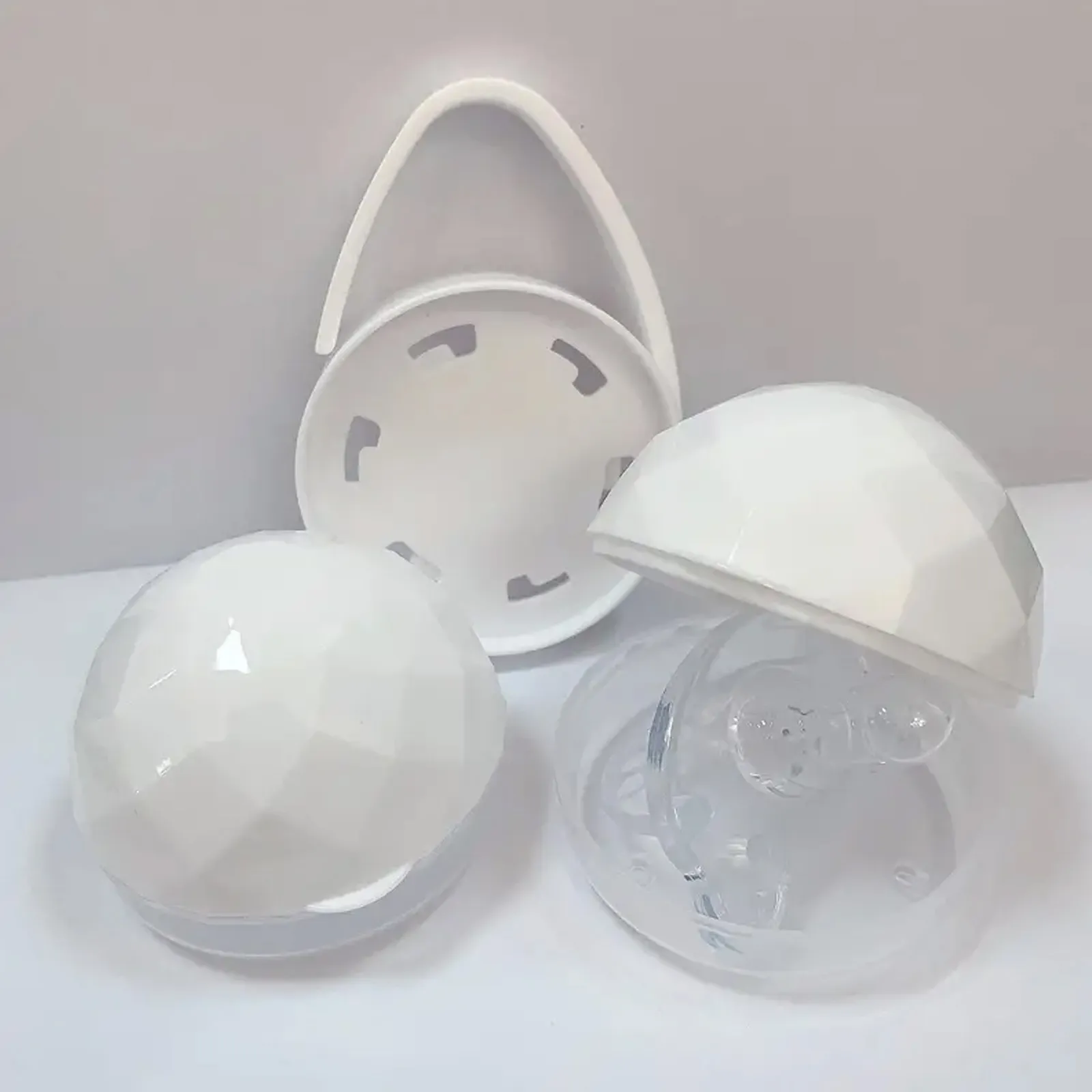 Portable Baby Pacifier and Snack Storage Container with 2 Boxes and a Hook White image 4