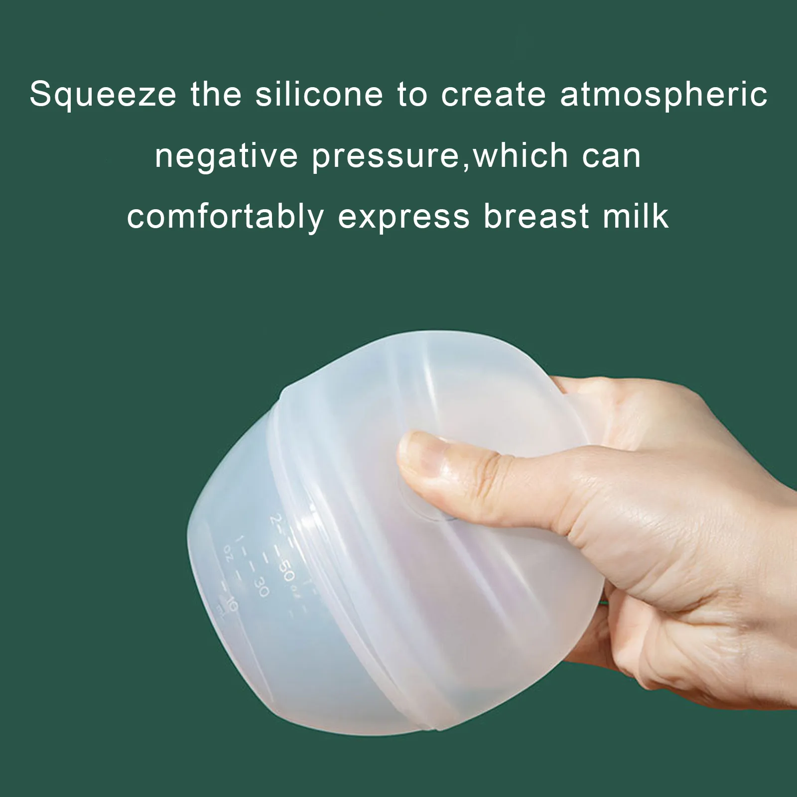 2-pack Nursing Cup Silicone Breast Milk Savers for Breastfeeding Nipple Shells Protect Sore Nipples Extra-Soft and Reusable White image 5