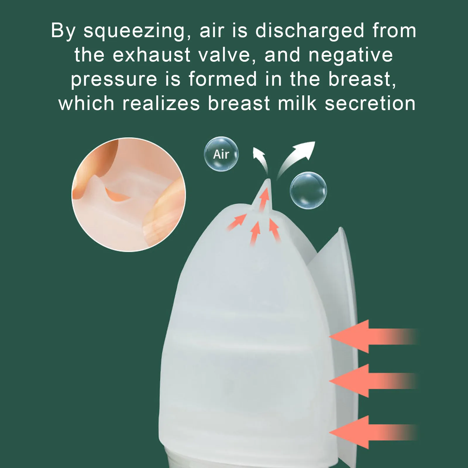 2-pack Nursing Cup Silicone Breast Milk Savers for Breastfeeding Nipple Shells Protect Sore Nipples Extra-Soft and Reusable White image 6