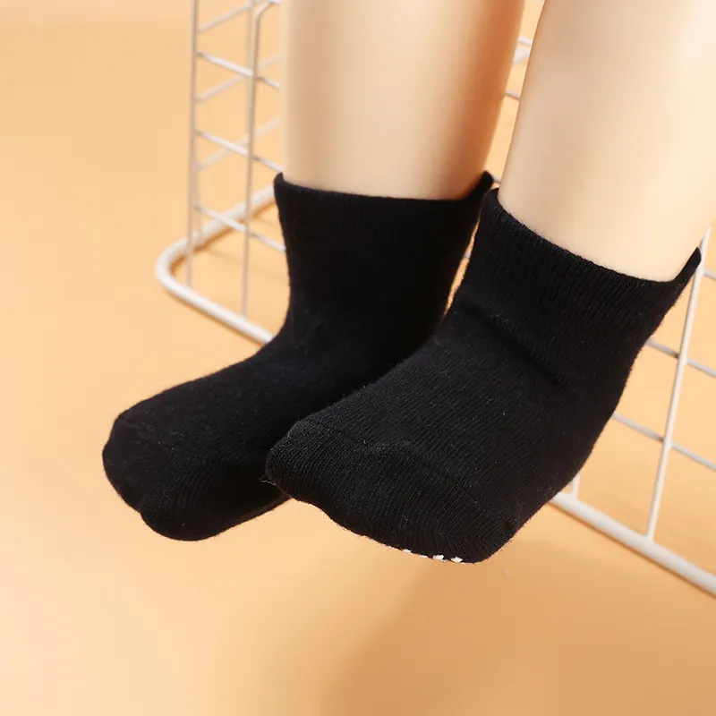 feste rutschfeste Socken für Babys / Kleinkinder schwarz big image 1
