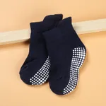 Baby / Toddler Solid Antiskid Socks Navy