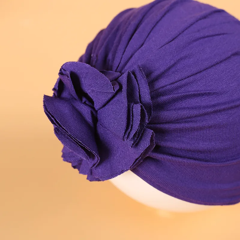 bebé / niño sombrero sólido nudo Lavanda púrpura big image 1
