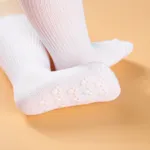 Baby / Toddler Solid Antiskid Socks White image 3