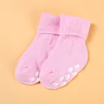 Baby / Toddler Solid Antiskid Socks Light Pink