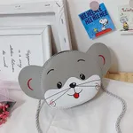 Adorable Animal Bag for Girls Grey