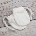 luvas anti-riscos de algodão sólido respirável para bebê  image 3