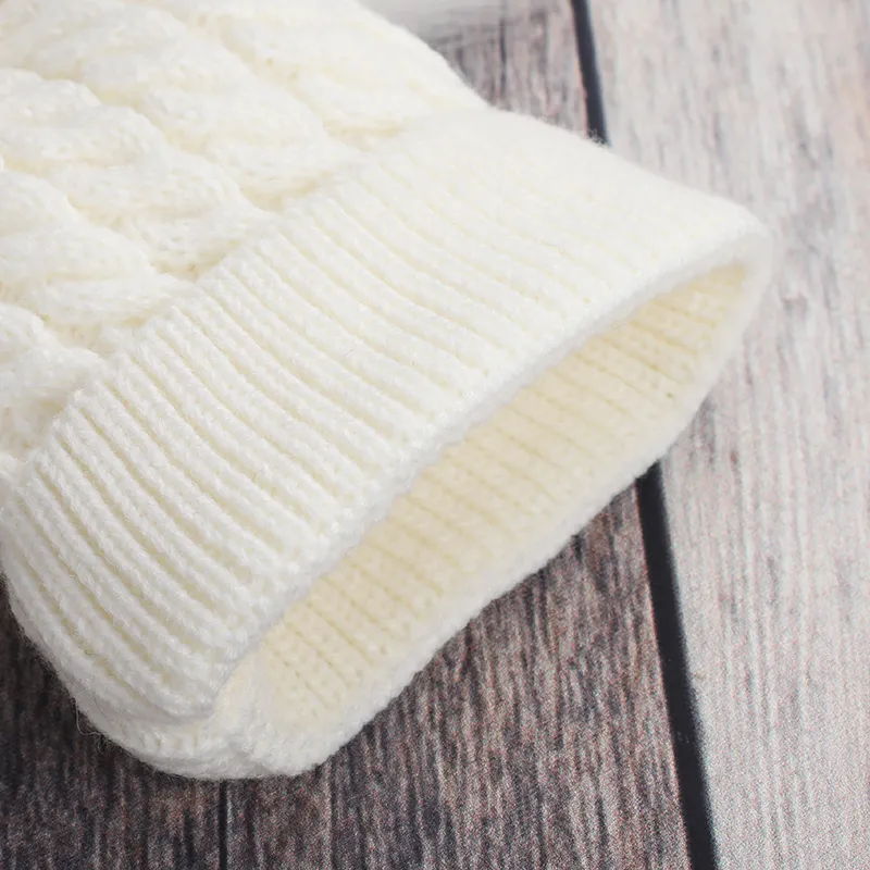 Baby / Toddler Solid Pompon Kintted Beanie Hat  image 3