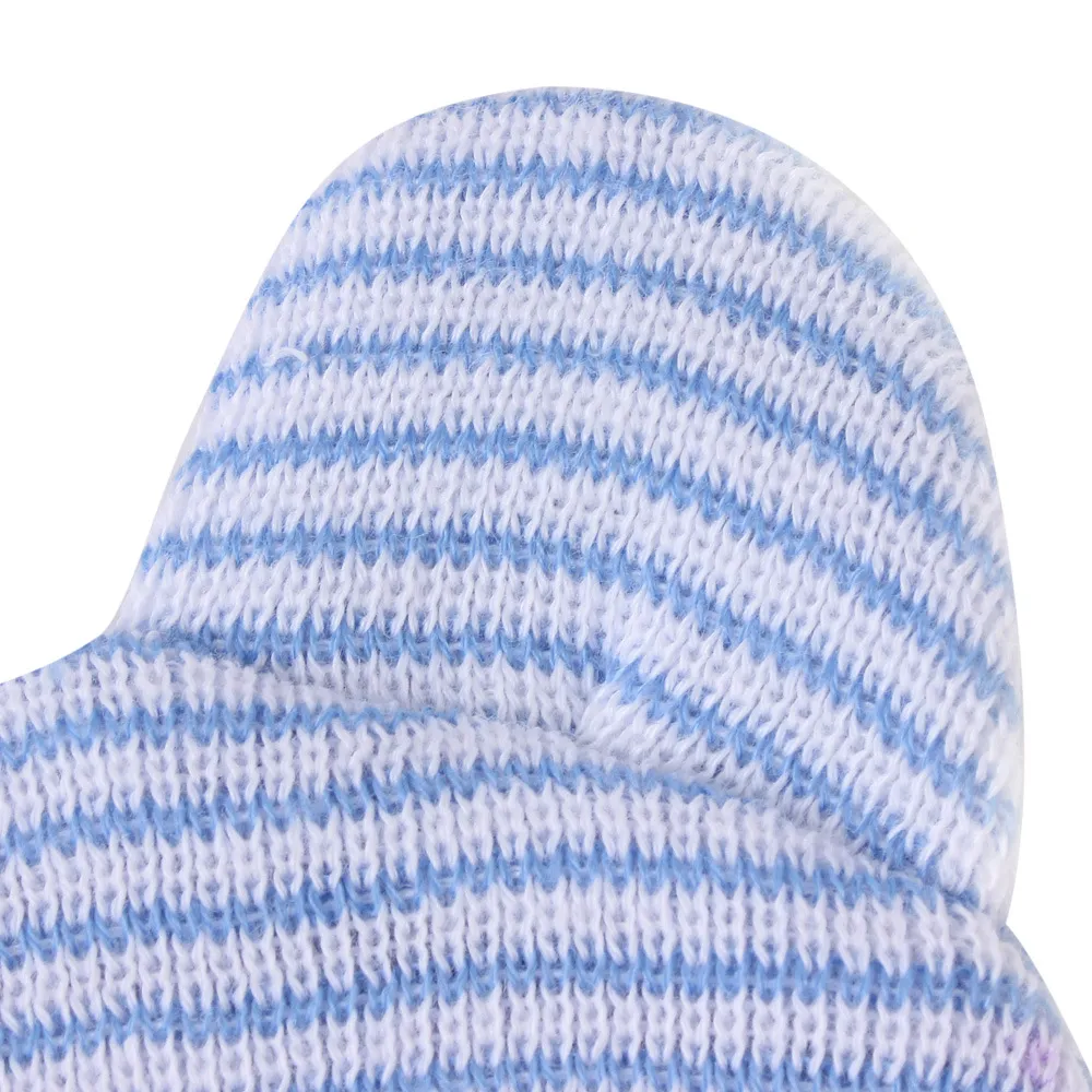 Baby entzückende solide Beanie-Mütze blau big image 1