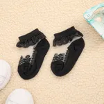 Baby / Toddler Solid Lace Breathable Socks  image 2