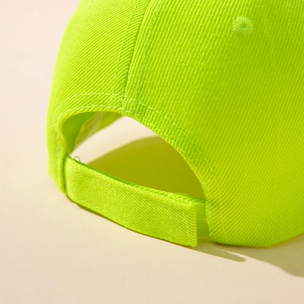 Kid Minimalist Solid Baseball Cap Mint Green big image 1