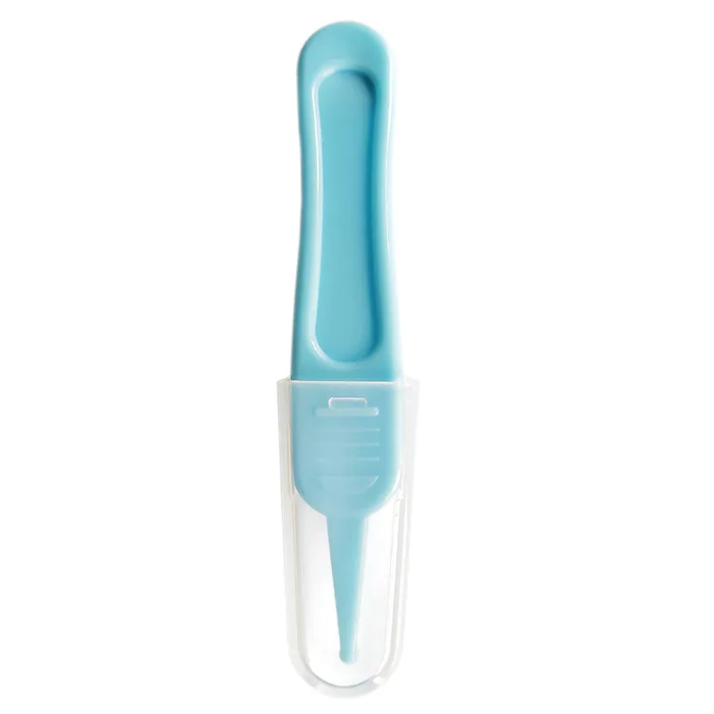 Safe,Easy Nasal Booger and Ear Cleaner for Newborns and Infants Dual Earwax and Snot Remover Light Blue