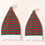 Santa Beanie Hat Christmas Red and White Knitted Christmas Caps Winter Hat Xmas Hats for Mom and Me Green/White/Red