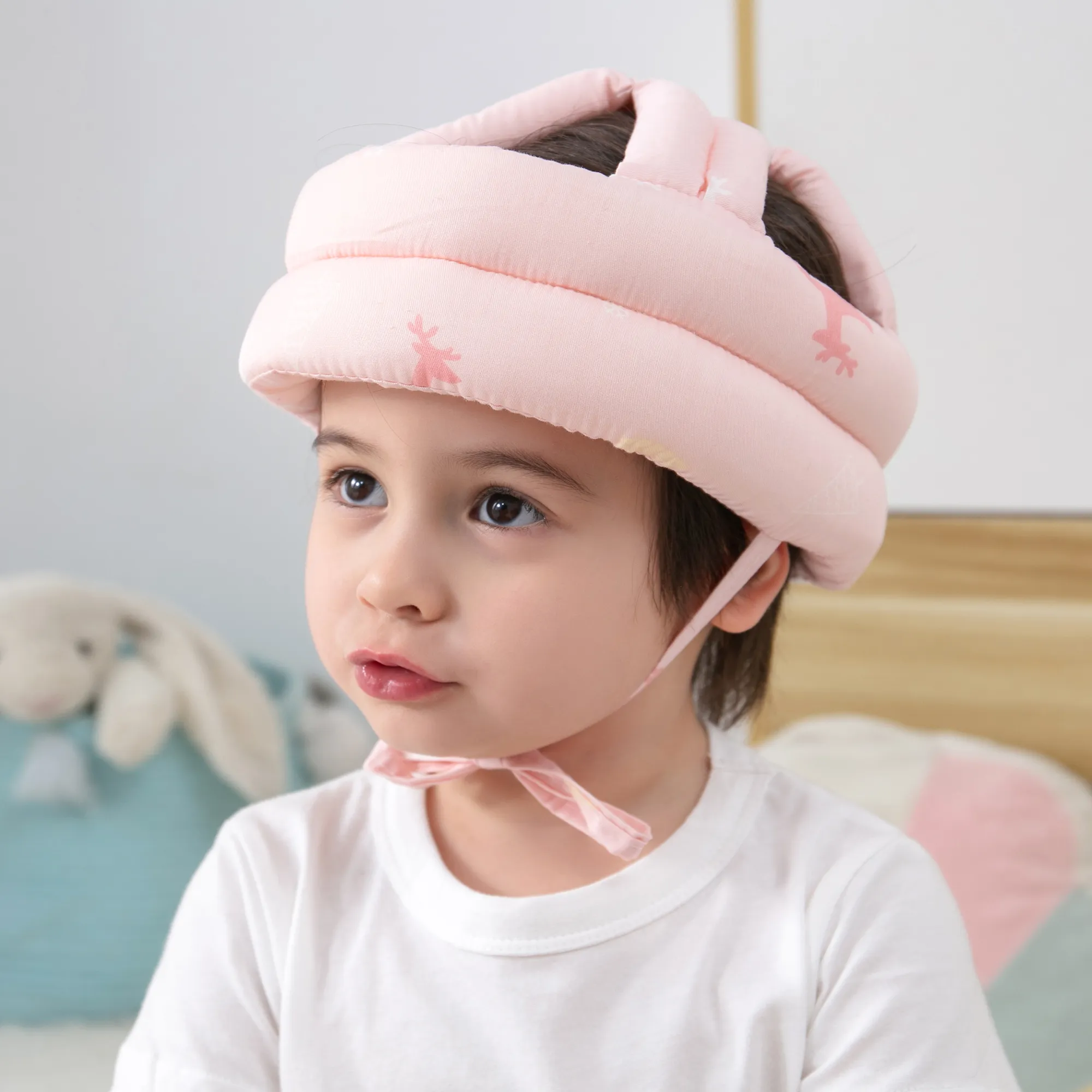 Baby Toddler Head Drop Protection Helmet for Crawling Walking Headguard Anti-collision Lace-Up Head Cap  image 1