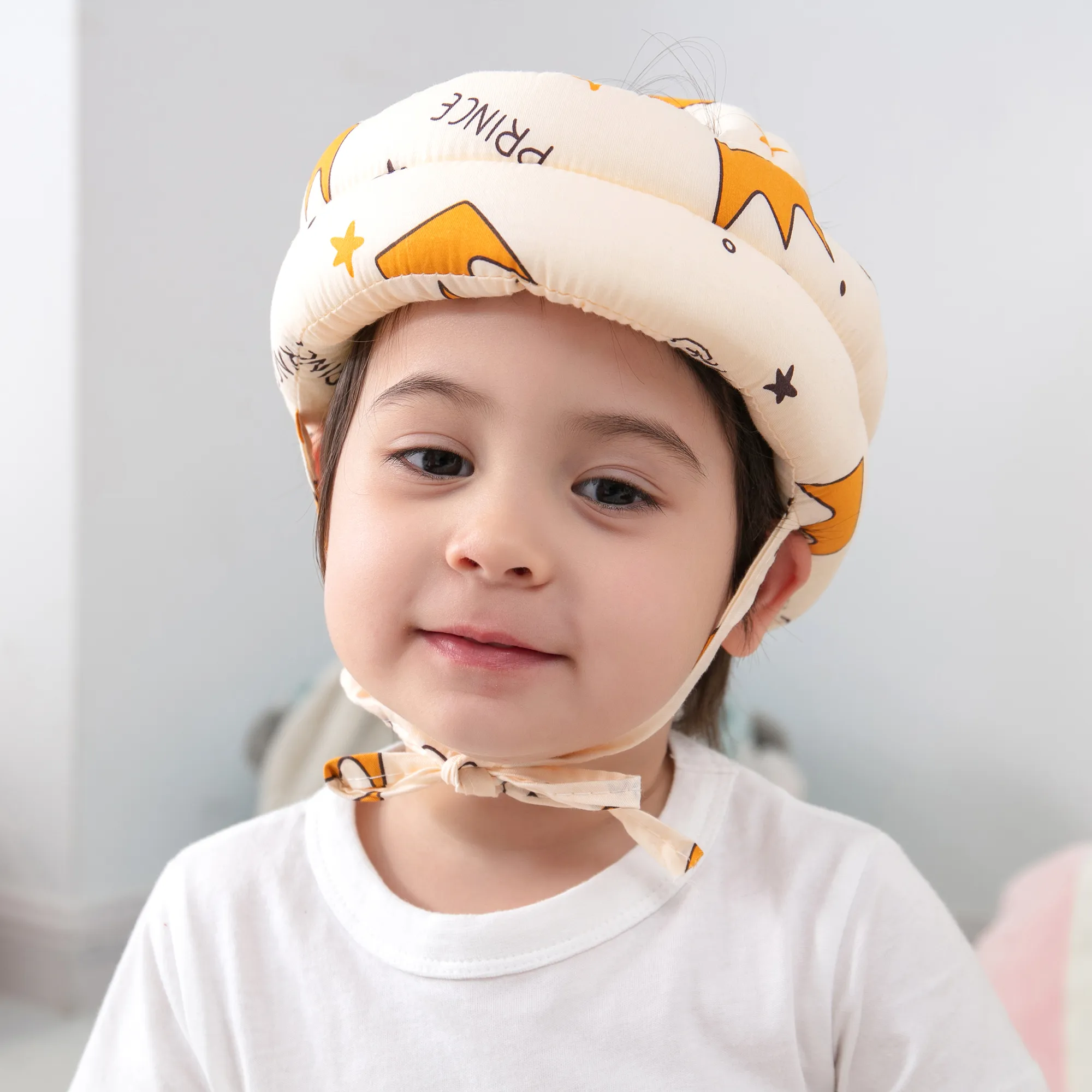 Baby Toddler Head Drop Protection Helmet for Crawling Walking Headguard Anti-collision Lace-Up Head Cap  image 3