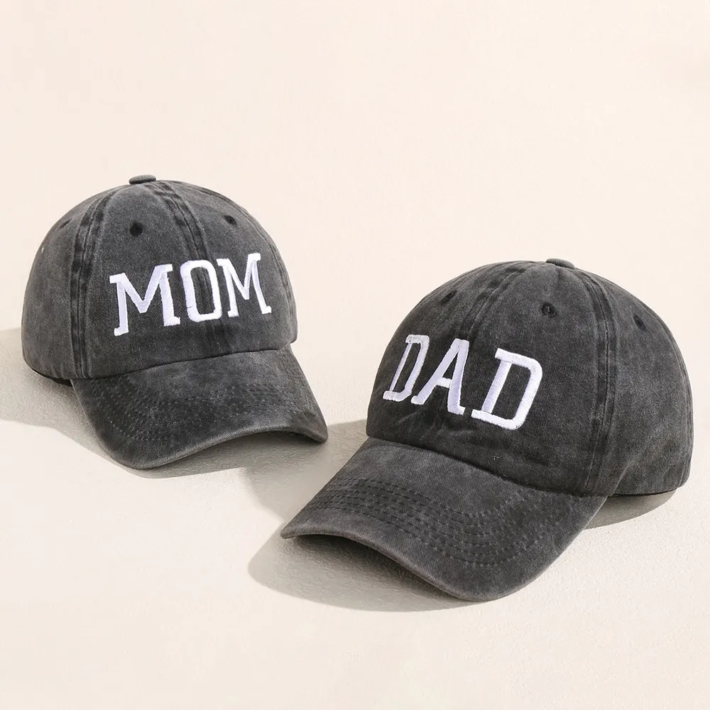 Family Matching Letter Embroidered Baseball Cap big image 7