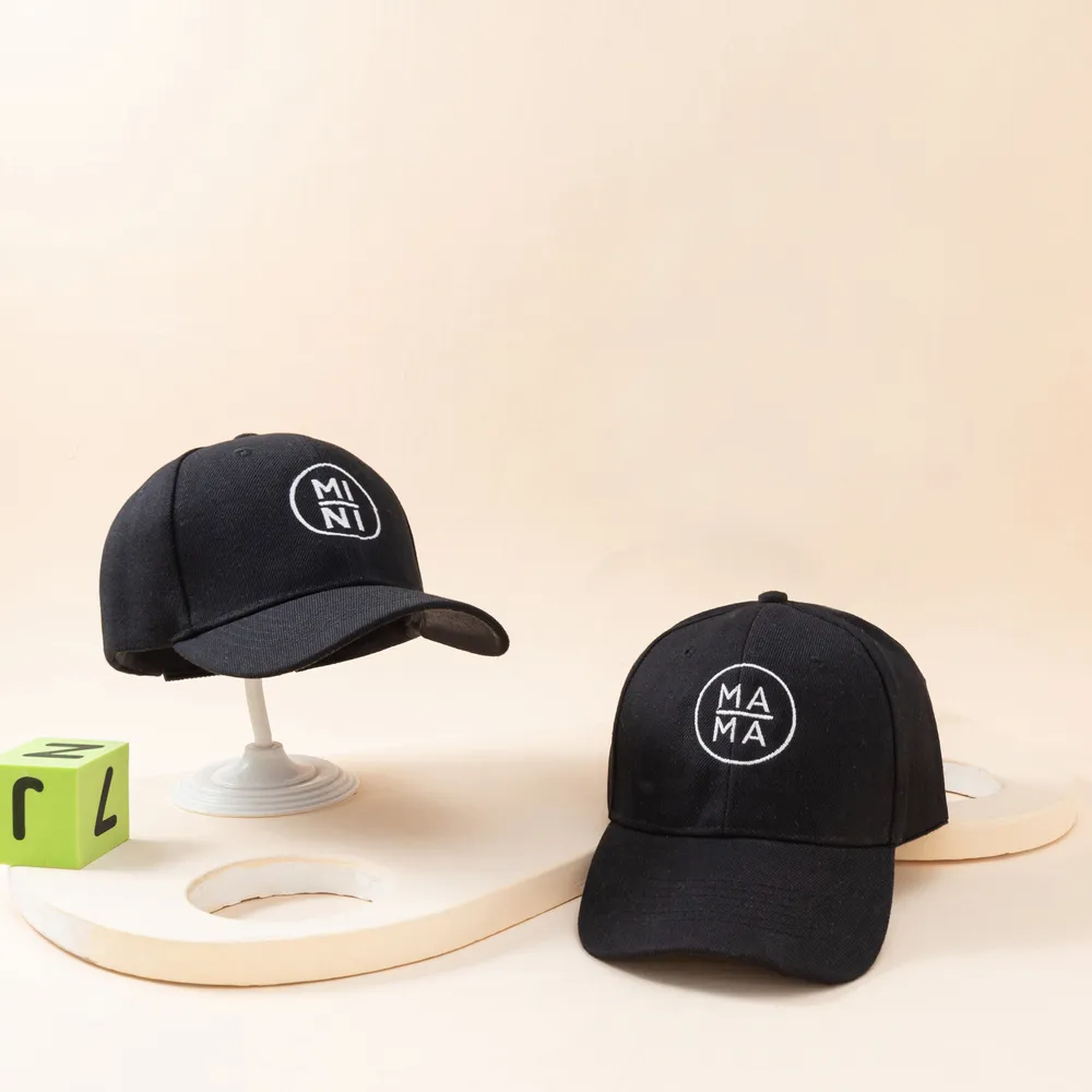 Letter Embroidered Baseball Cap for Mom and Me big image 1