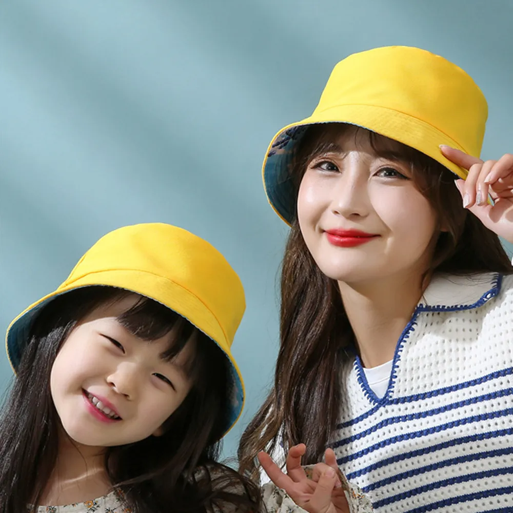 Double Sided Bucket Hat for Mom and Me big image 7