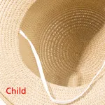 Bow Decor Straw Hat for Mom and Me  image 6