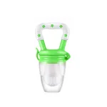 BPA Free Baby Vegetable Fruit Feeder Food Pacifier Chew Feeder Baby Silicone Pacifier Massage Gums Green
