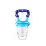 BPA Free Baby Vegetable Fruit Feeder Food Pacifier Chew Feeder Baby Silicone Pacifier Massage Gums Blue