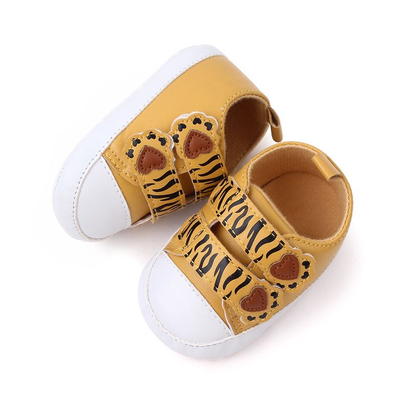 

Baby / Toddler Cartoon Footprints Velcro Prewalker Shoes
