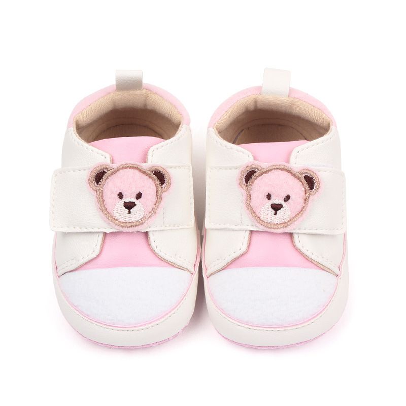Baby &  Toddler Bear Decor Velcro Prewalker Shoes