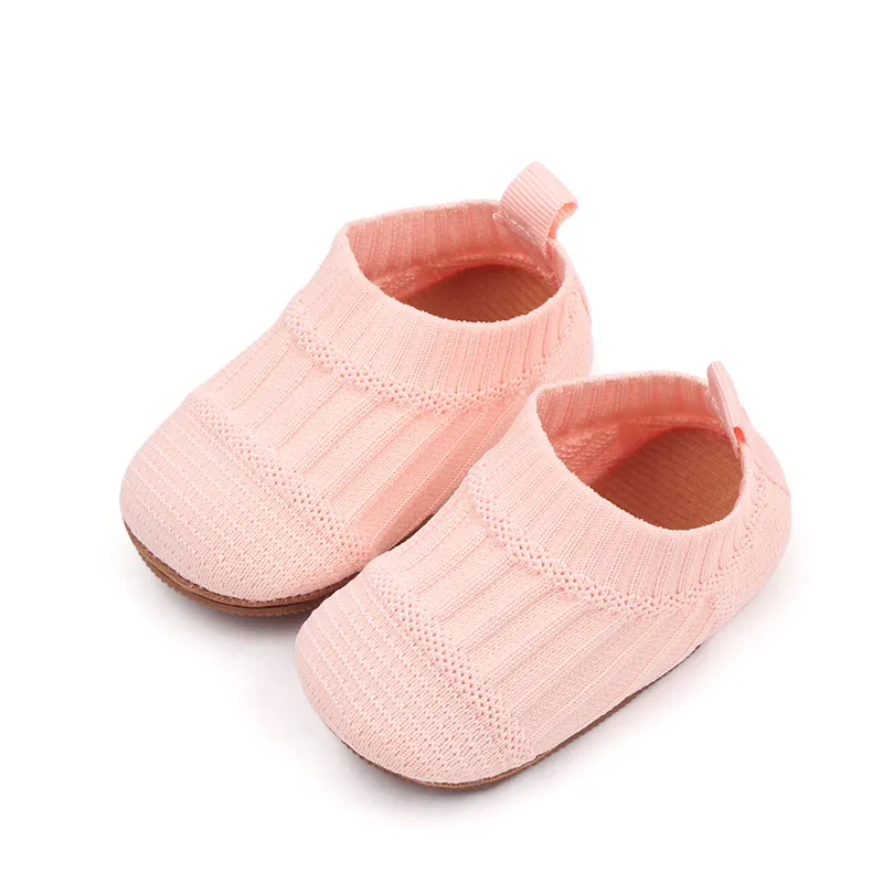 Baby & Toddler Basic Solid Color Flyknit Prewalker Shoes  image 3