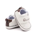 Baby & Toddler Casual Letters Print Velcro Shoes Brown image 4